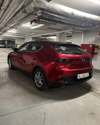 Mazda 3 cena 82000 przebieg: 34000, rok produkcji 2019 z Warszawa małe 254